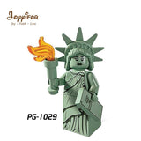 Joyyifor 2018 New Lot Compatible Toy Story LegoINGlys Woody Buzz Lightyear Statue Of Liberty Rex Andy Chen Best Gift To Children