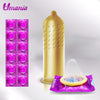 12 Pcs 5D Dotted Ribbed Sex Condom G-Spot Big Particle Latex Contraceptive Erotic Condom Adult Sex Products For Men Fruit Flavor